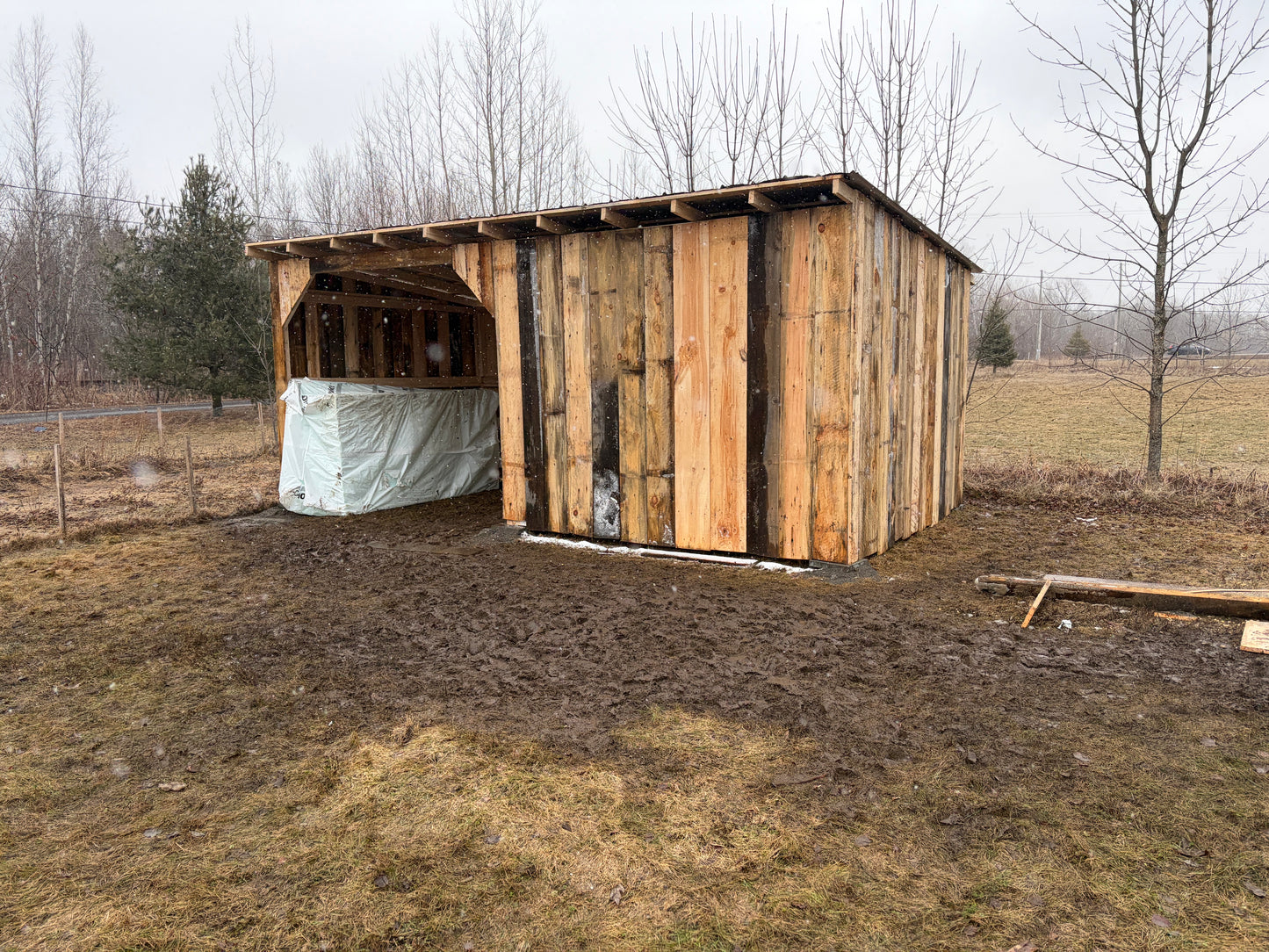 Abris pour chèvres,moutons ou poney