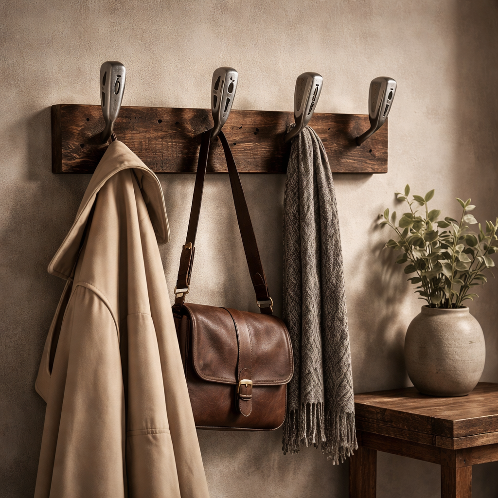 Porte manteaux golf 4 crochets