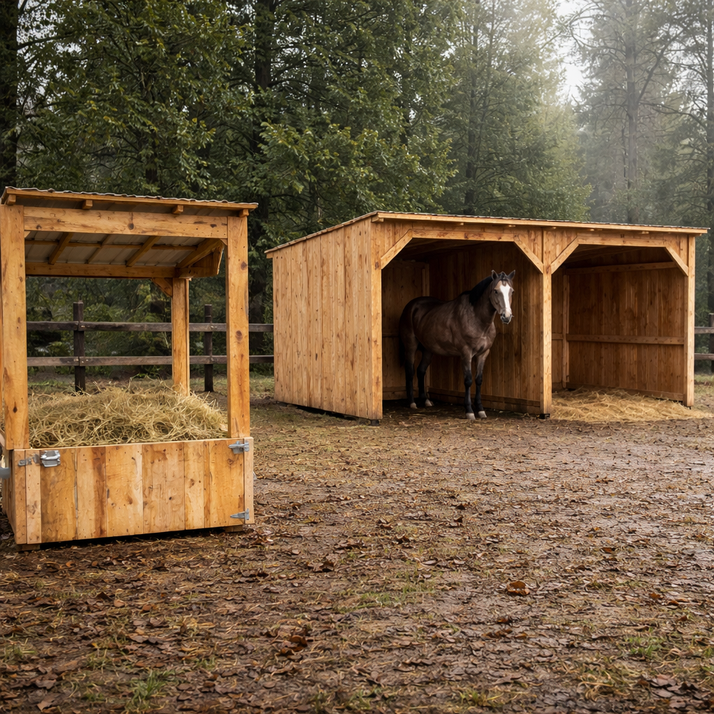 Abris à chevaux 10x20