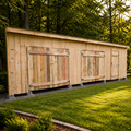 Abris de type cabanon 10x30