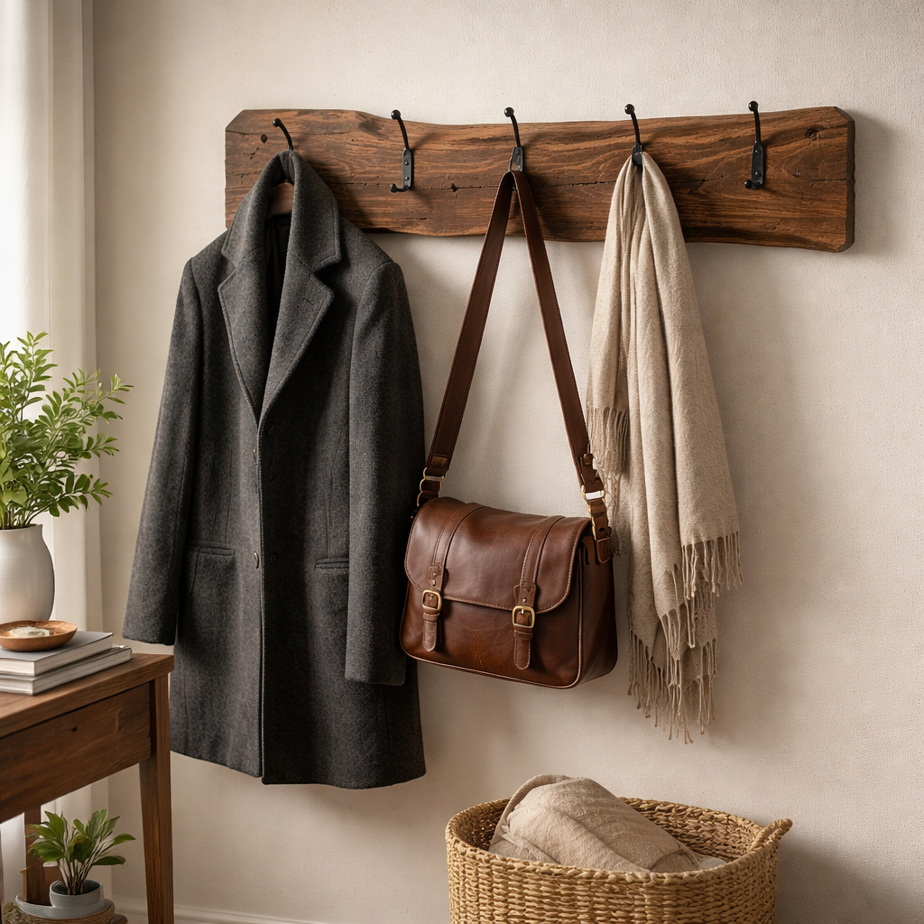 Porte manteaux 5 crochets