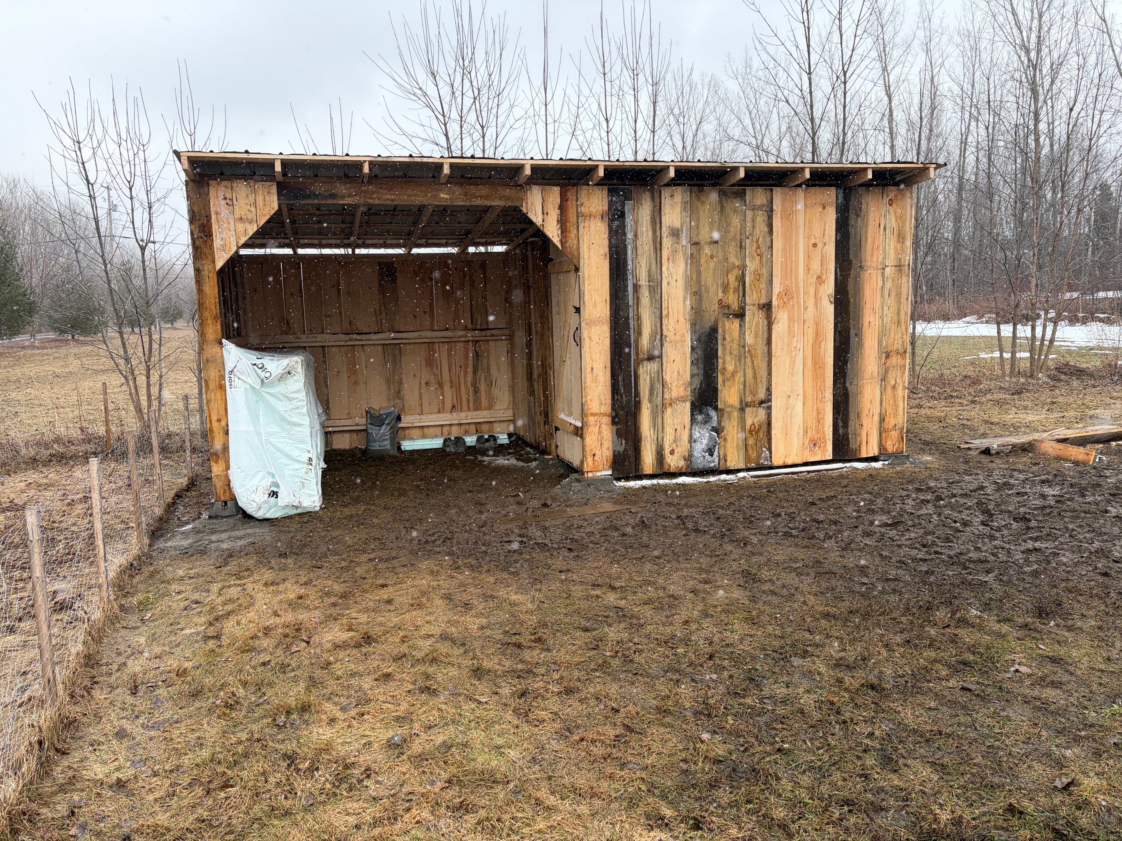 Abris pour chèvres,moutons ou poney