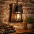 Lampe rustique