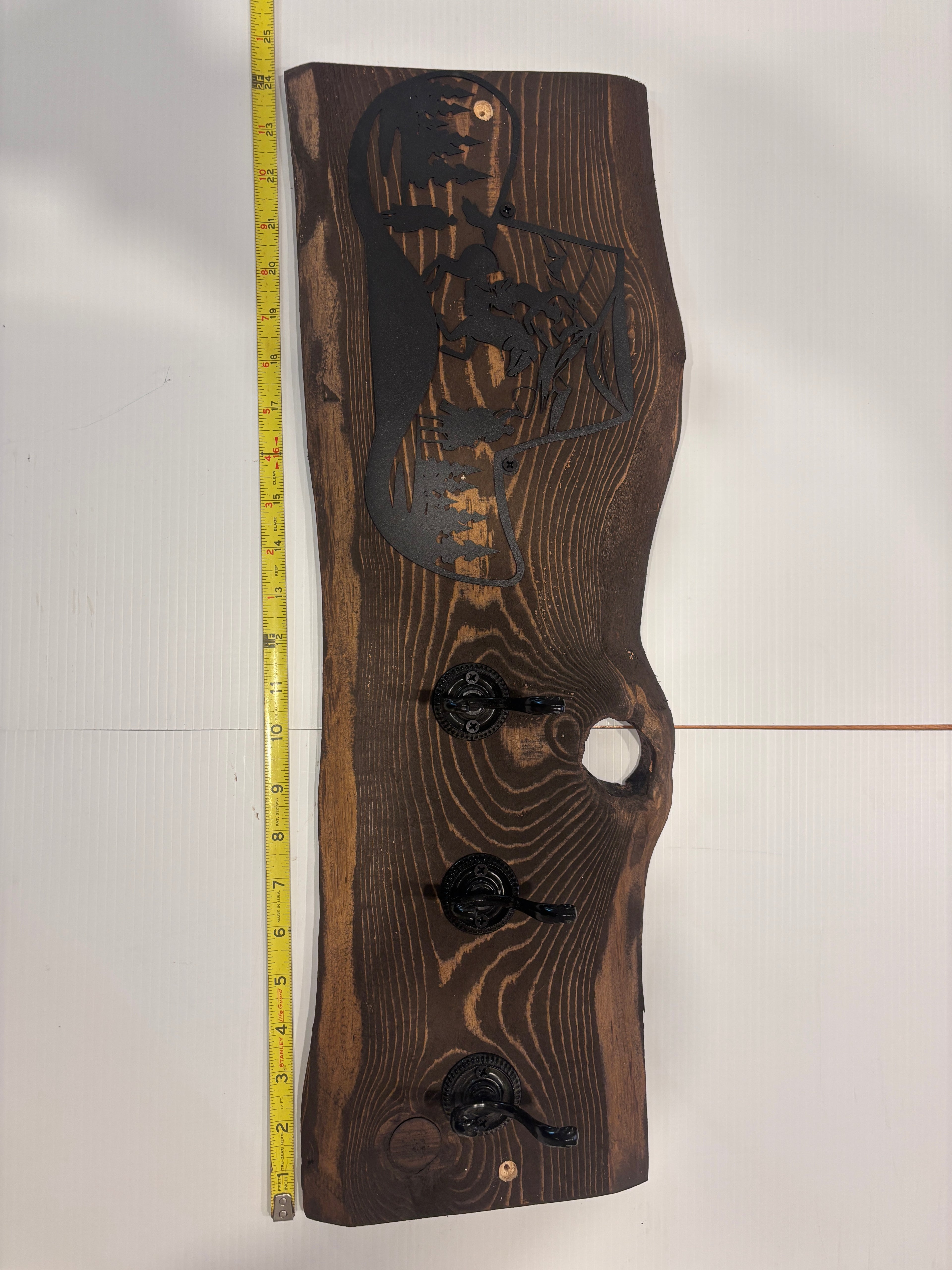 Porte manteaux cow-boy