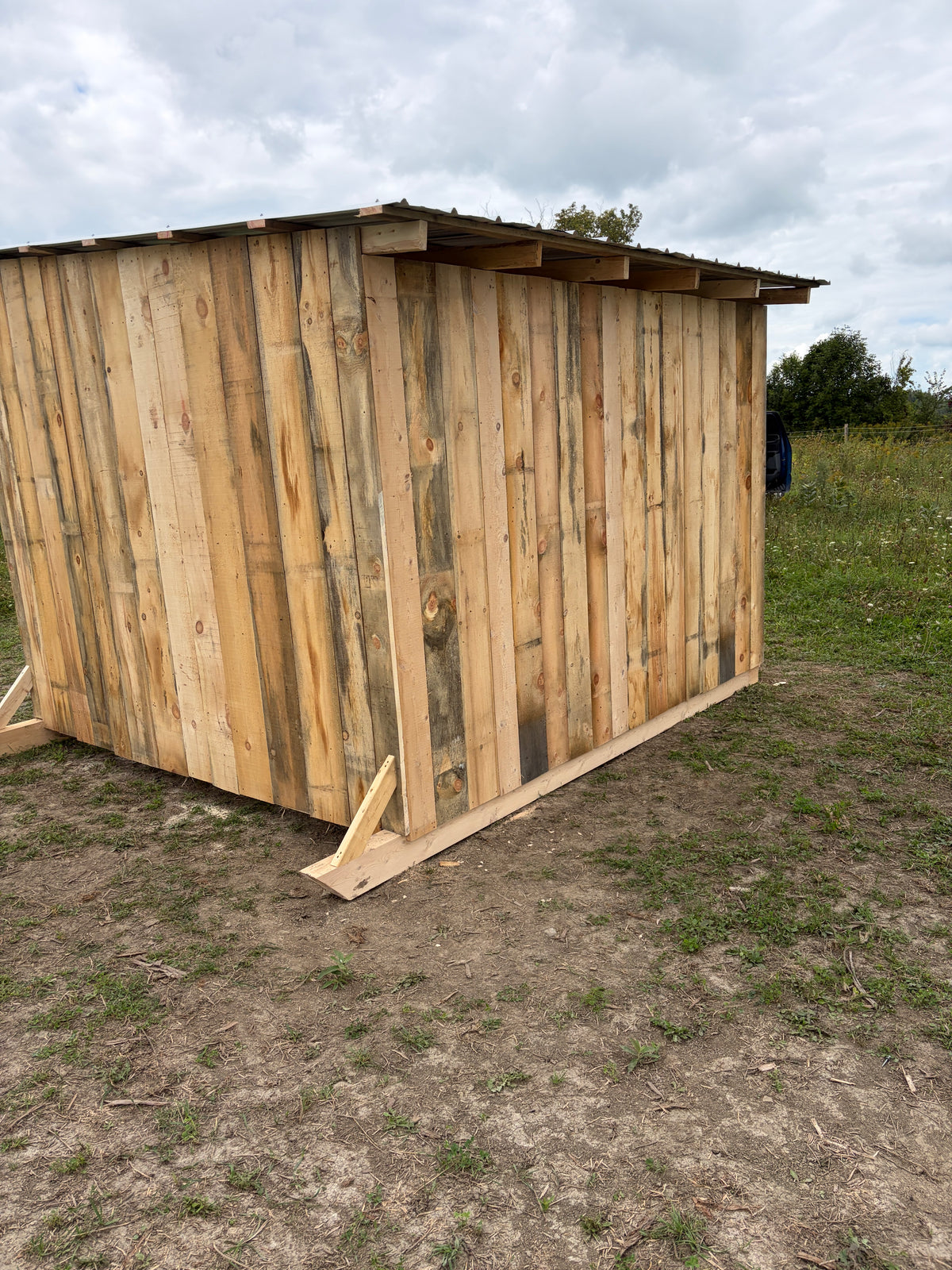 Abris pour chevaux 10x10 sur patin