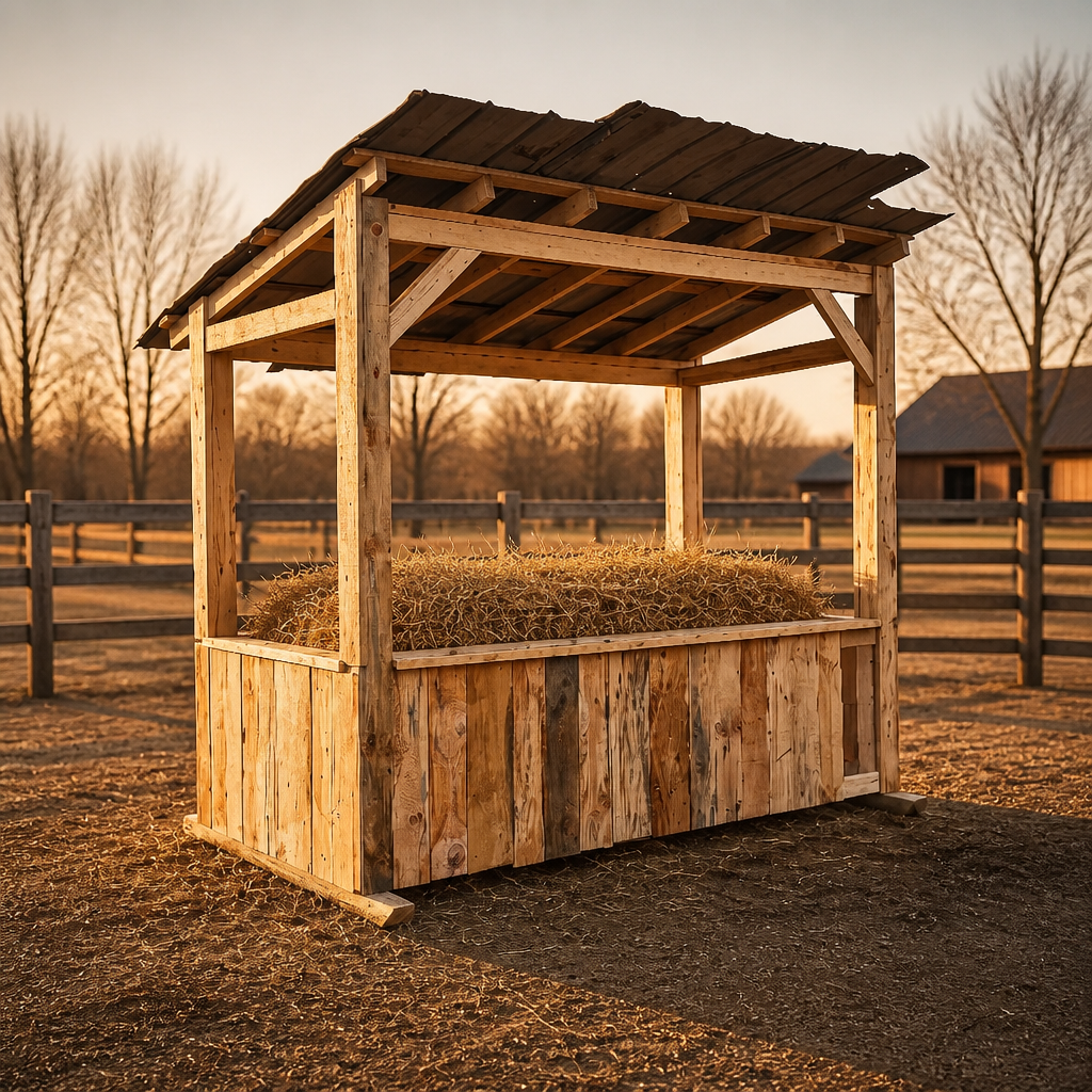 Mangeoire pour balle carré