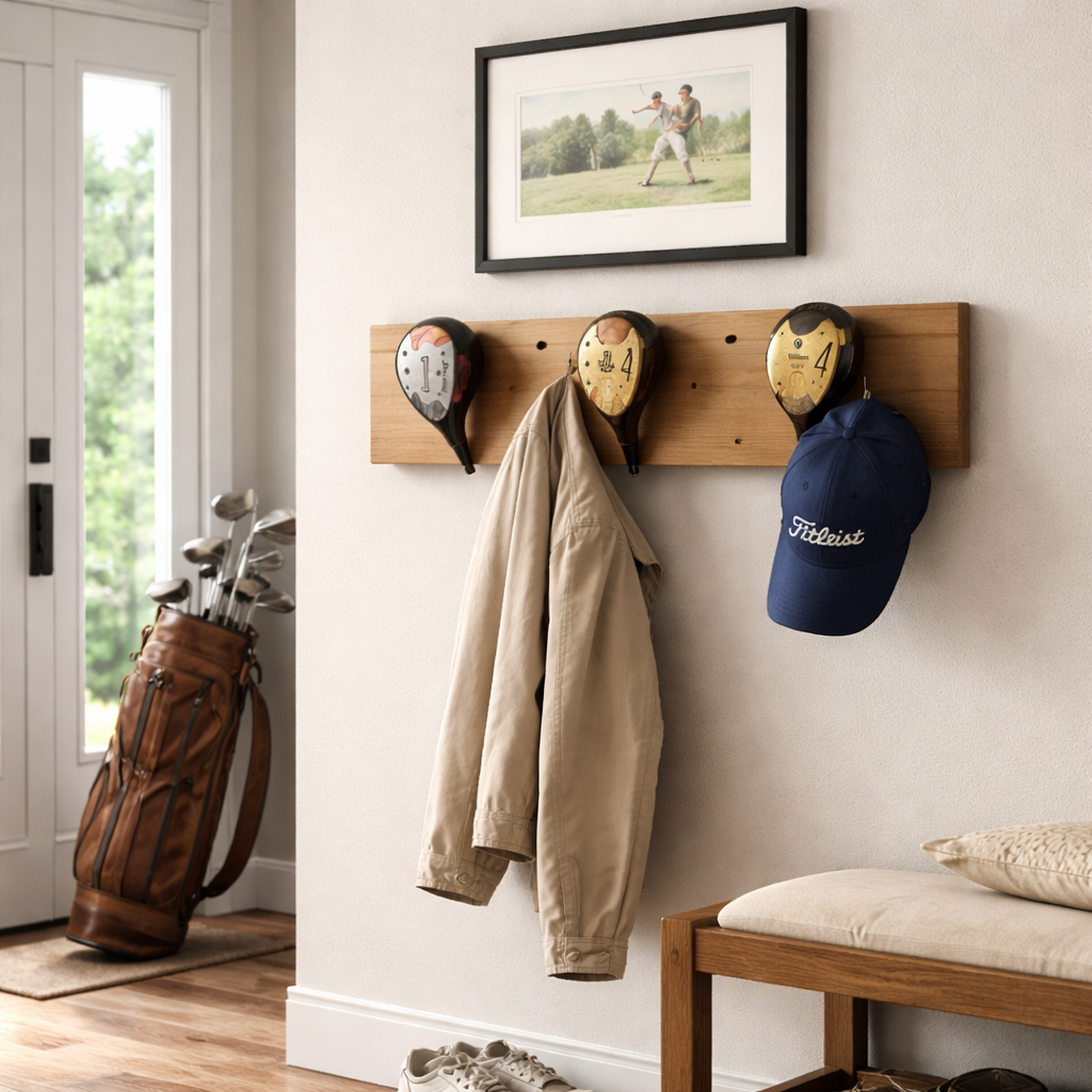 Porte manteaux golf