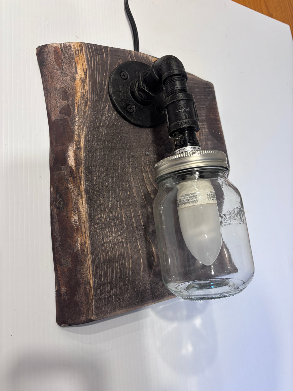 Lampe rustique