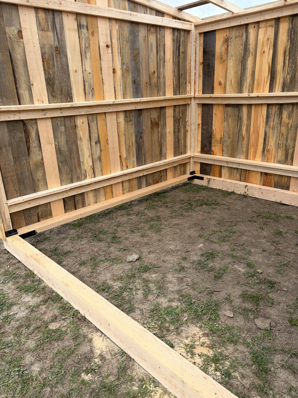 Abris pour chevaux 10x10 sur patin