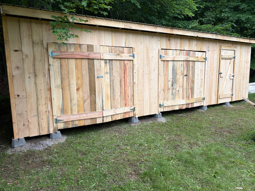 Abris de type cabanon 10x30