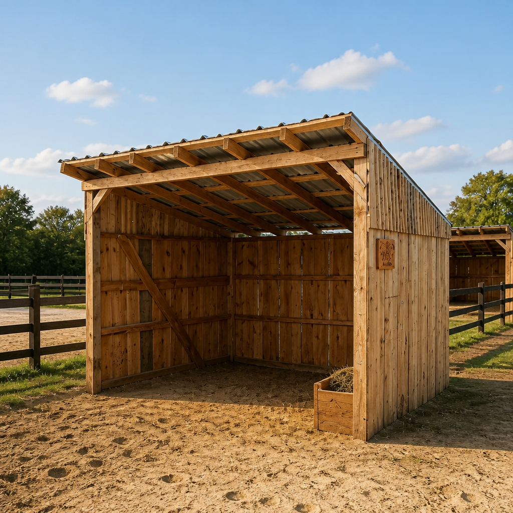 Abris pour chevaux 10x10