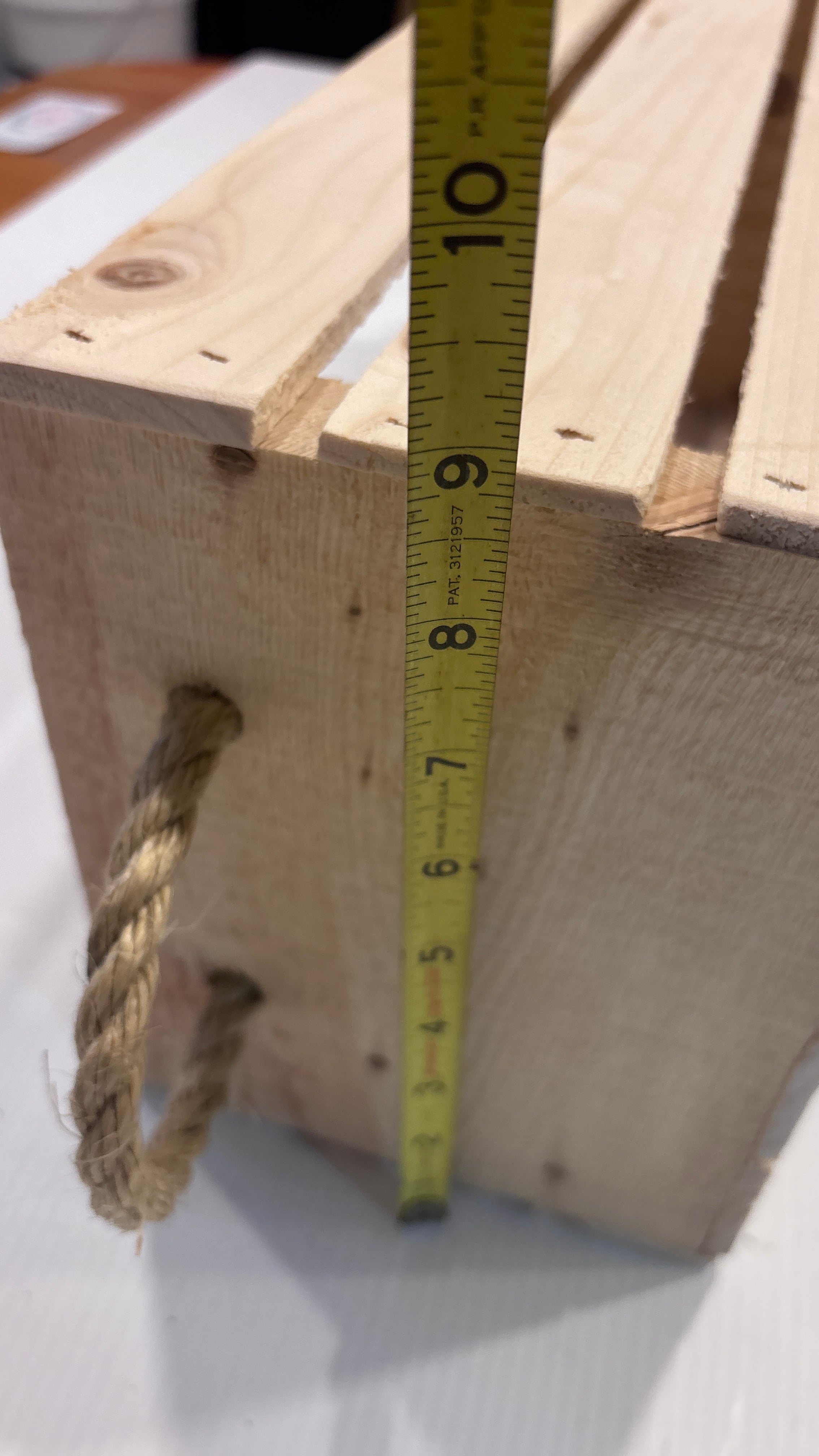 Boîte de bois moyenne