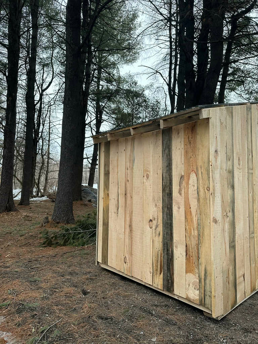 Abris 6x6 pieds fermer avec porte