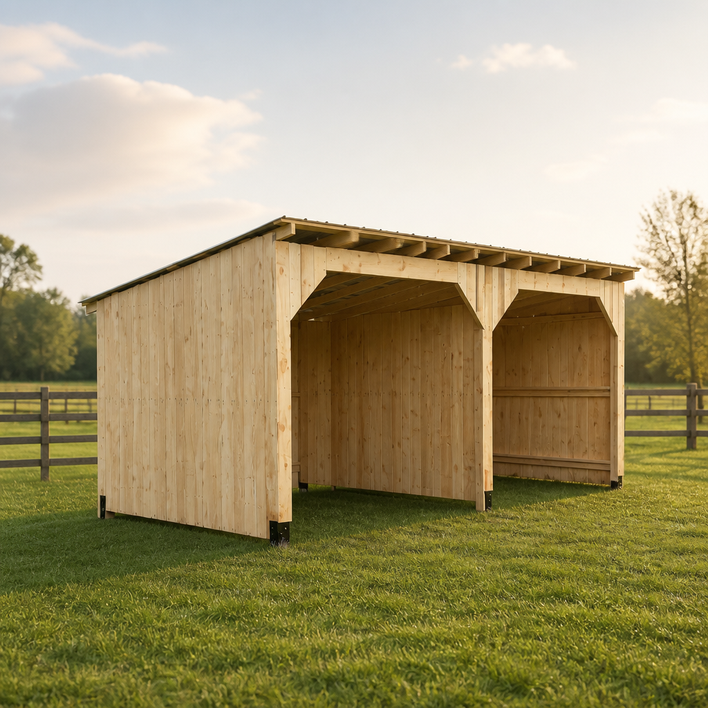 Abris à chevaux 10x20