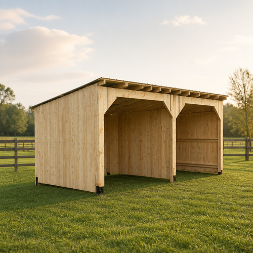 Abris à chevaux 10x20