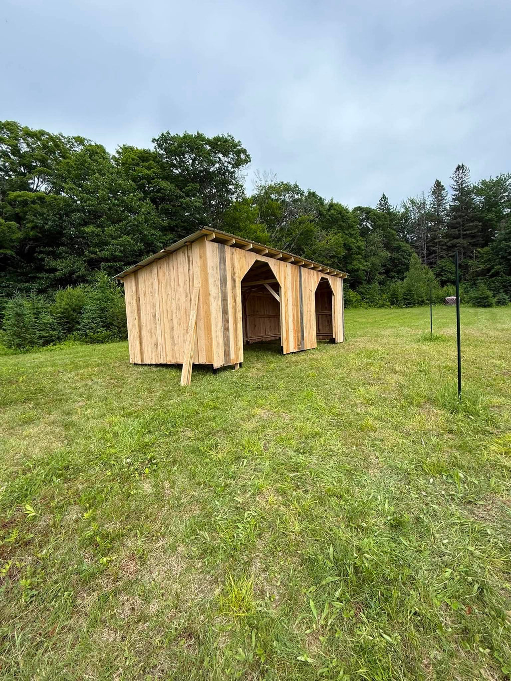 Abris à chevaux 10x24 en pruche