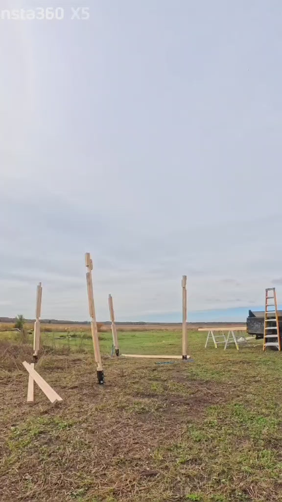 Montage en accéléré d un abri 10x10